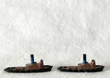 2 Tiny Vintage Metal Toy