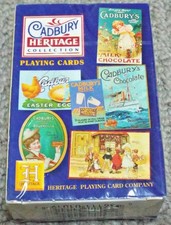 Cadbury Heritage Collection Sealed 1998 Pack of Advertising Poster Playing Cards