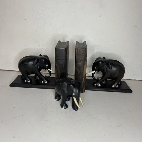 Vintage hand carved ebony wood - vintage, hand-carved