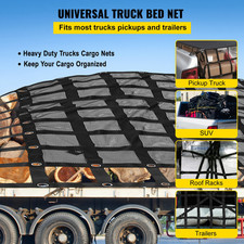 Cargo Net with Mesh, Truck Bed