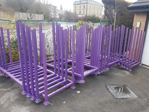 Stackable steel stillages - steel,