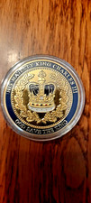 King Charles III Coronation Gold Plate Coin 2023 Royal Family God Save the Crown