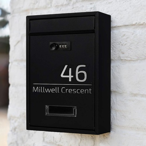 Personalised post box large - post,