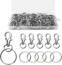 100Pcs Keyring Making Kit