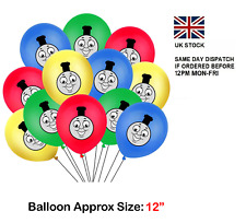 4 -12Pcs Thomas The Tank Latex Balloons Multi 12" Birthday Party Supplies UK