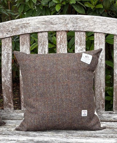 Harris tweed cushion made - made, by