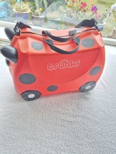 Trunki Kids Suitcase Ladybird Ride-On Includes Strap 