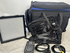 F&V Bi colour 1x1 LED panel with Litepanels rain cover, bag, mains