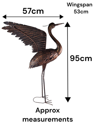 Metal copper heron - metal,