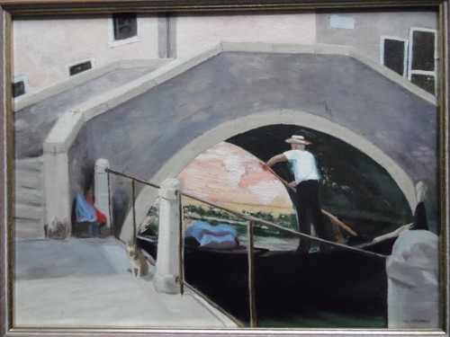 Venice gondolier passing a - gondolier,