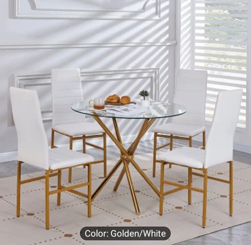 Round dining table and - table, chairs