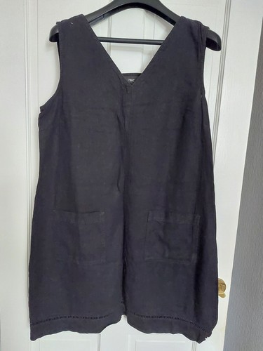 Ladies black next linen dress - ladies,