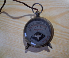 Vintage Voltmeter Amperes in