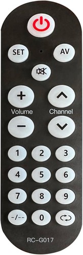 Universal big button remote - universal,