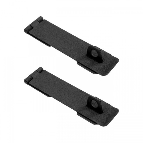 Black iron hasp flush lock - hasp,