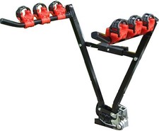 Car, Van & 4x4 Secure Towball Fitment 45kg 3 Bike Bicycle Travel Rack Carrier