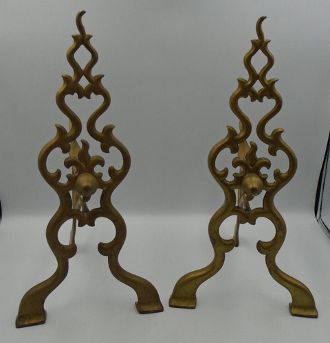Pair vintage brass - pair,