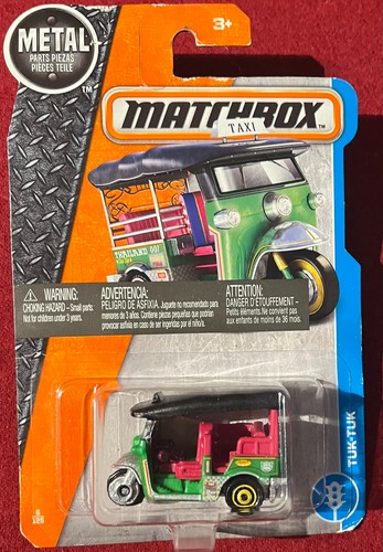 Matchbox tuk taxi - matchbox, green