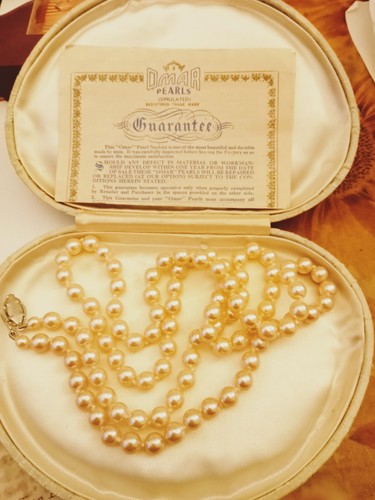 Vintage omar simulated - omar, pearls