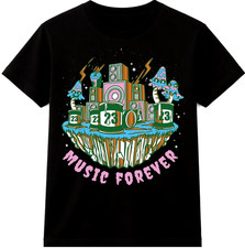 Music T Shirt Retro Speakers