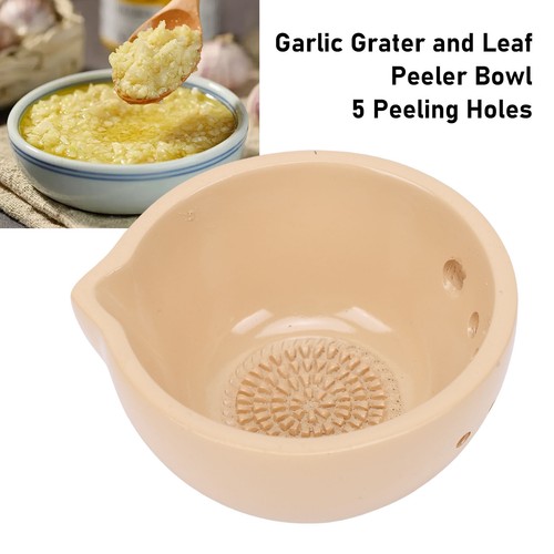 Garlic grater and leaf - garlic, peeler