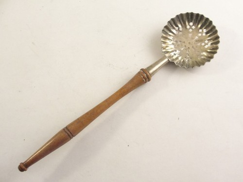 Antique silver sifter ladle - sifter,