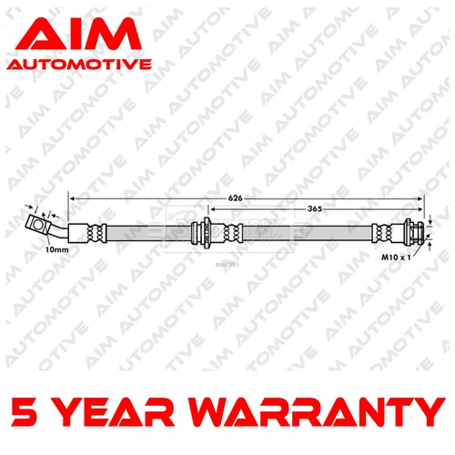 Brake hose front - right, aim