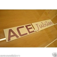 ACE Jubilee - (STYLE 3 ) - Caravan Roof Name Stickers Decals Graphics - PAIR