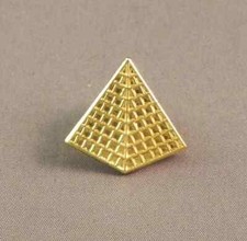 GOLD IN COLOUR PYRAMID ENAMEL