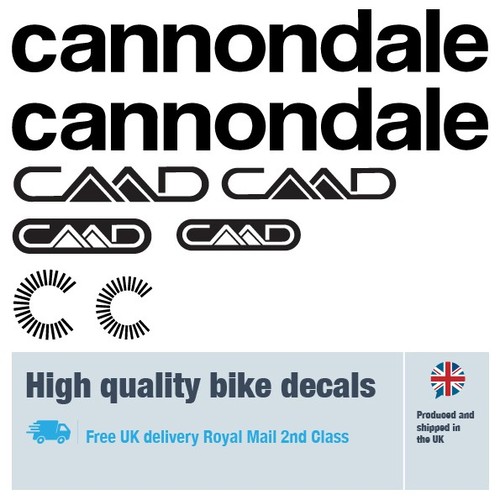 Cannondale caad decal set - cannondale,