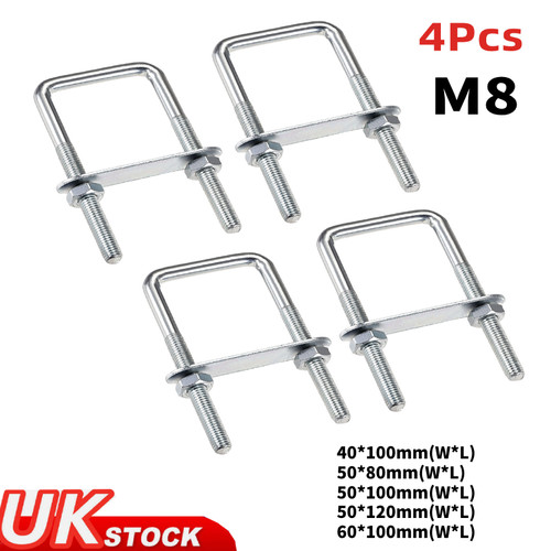 Square bolts 50 60mm - square, u-bolts