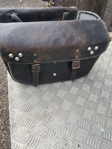 Vintage pair leather - pair,