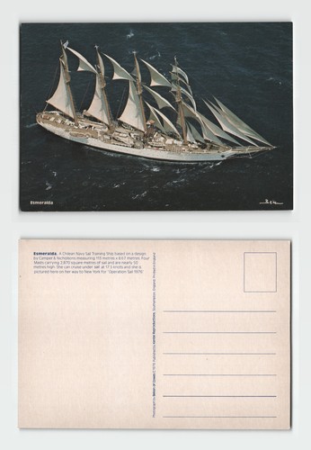 Postcard esmeralda chilean - -,