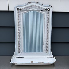 Vintage Sphinx Elite Enamel Utensil Rack Czech French Kitchen Decor Art Deco