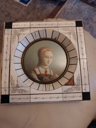 Antique miniature painting - miniature,