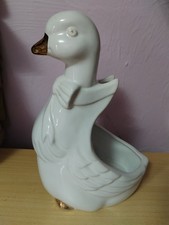 Ceramic Duck Toilet Brush Holder