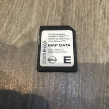 NISSAN MAP DATA SAT NAV NAVIGATION SD CARD 25920 BH00D NAVTEQ GENUINE WORKING