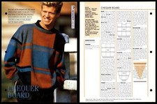 Chequer Board - Jumper - Creative Needles - 4 Ply - Knitting Pattern