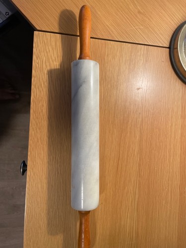 Marble rolling pin wooden - marble,