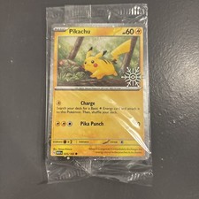 Pokémon TCG 2023 Pikachu Stamped Promo Card 025/165 Near Mint Condition Sealed
