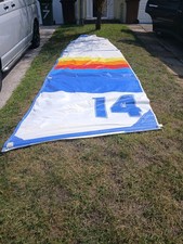 14 Ft Newcat Main Sail Mast Also Available  Good  Condition