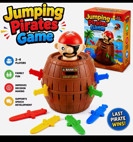 Jumping pirates game - jumping,