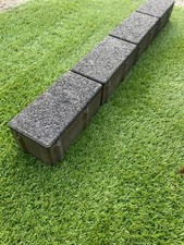 CHARCOAL INFILTA GRANITE TOPPED EDGING 200X100X80MM - ONLY £5 PER LINEAR METER!!