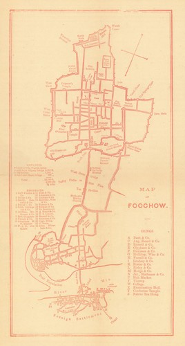Map foochow fuzhou city - foochow—fuzhou, &
