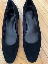 VAGABOND BLACK SUEDE COURT
