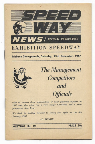 Speedway programme december - programme, 23