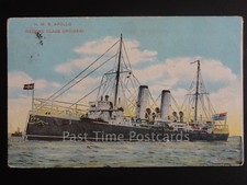 H.M.S. APOLLO (Second Class Cruiser) c1906 - Pub by G D & D L