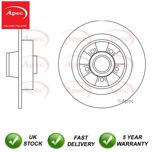 Brake disc rear apec - 1x,