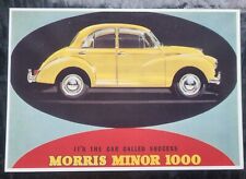 It's the Car Called Success Morris Minor 1000 1963 Mayfair Cards Postcard Mint