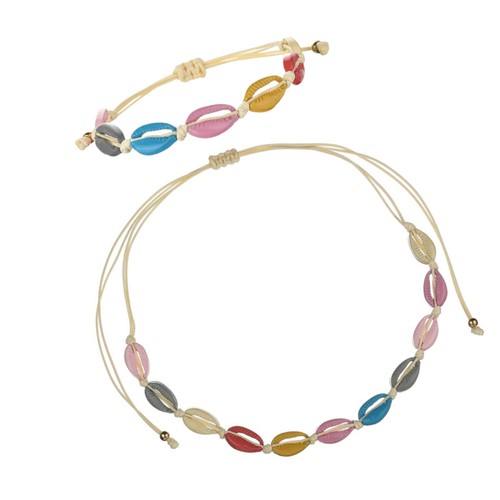 2pcs shell bracelet handmade - ,